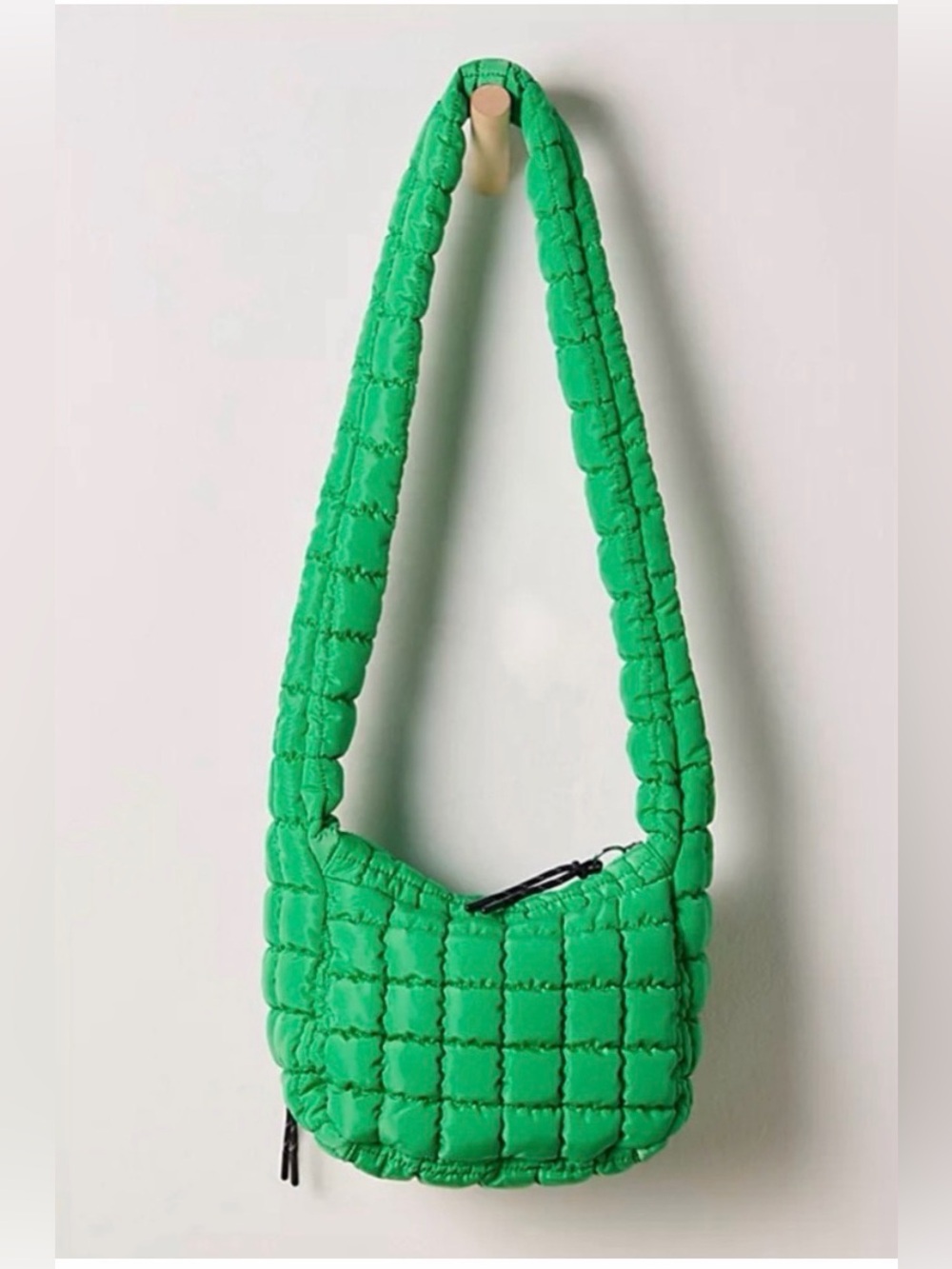 Free People Quilted Mini Carryall Bag - green